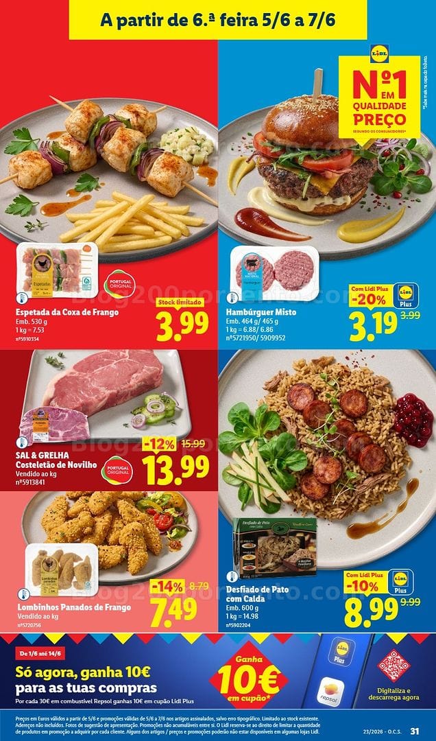 Antevisão Folheto LIDL Promoções de 1 a 7 junho - Edição Digital