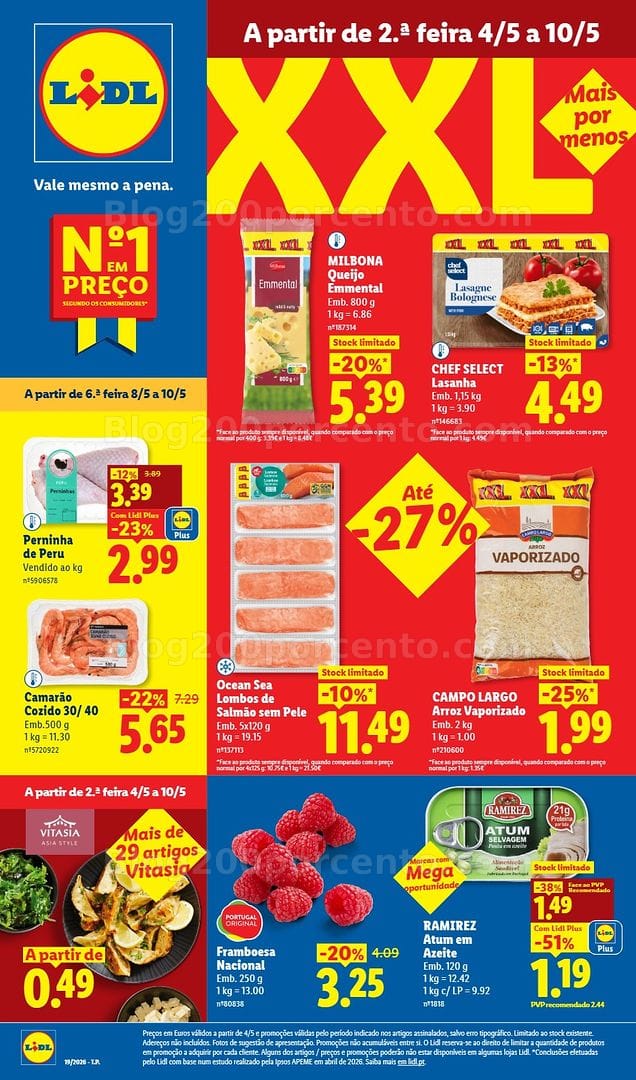 Antevisão Folheto LIDL Promoções de 4 a 10 maio