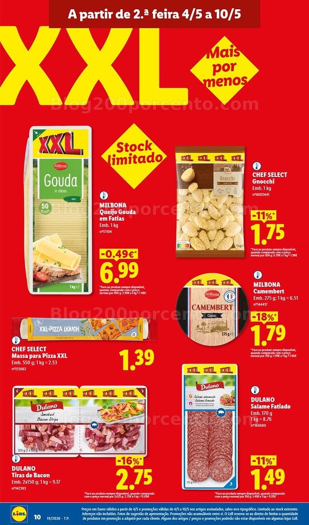 Antevisão Folheto LIDL Promoções de 4 a 10 maio