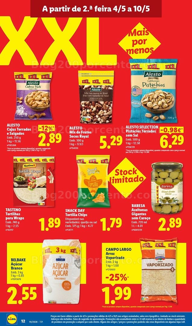 Antevisão Folheto LIDL Promoções de 4 a 10 maio