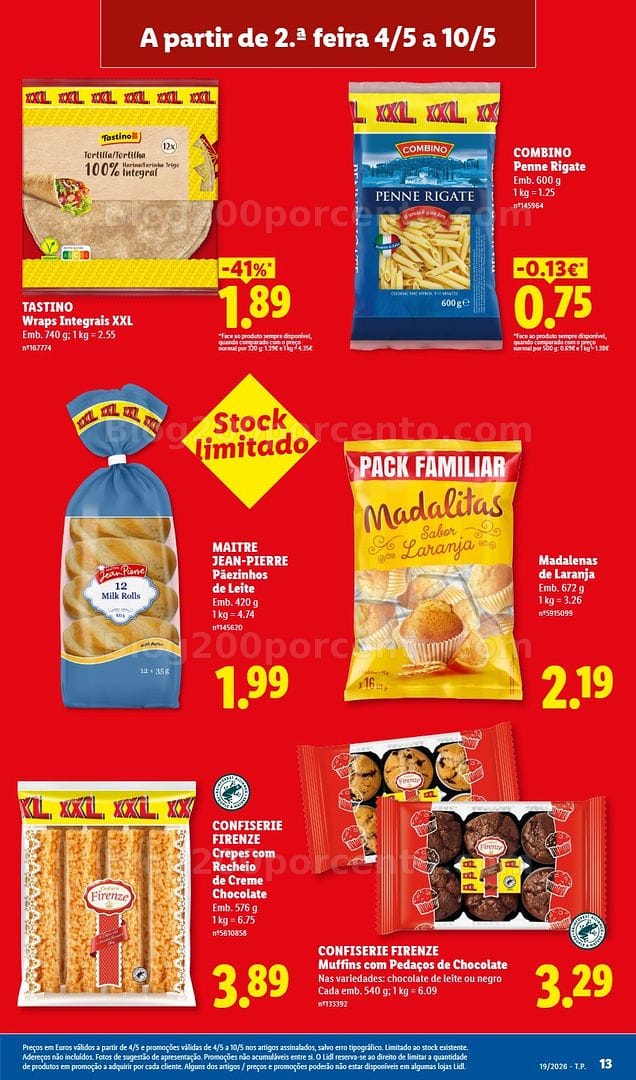 Antevisão Folheto LIDL Promoções de 4 a 10 maio