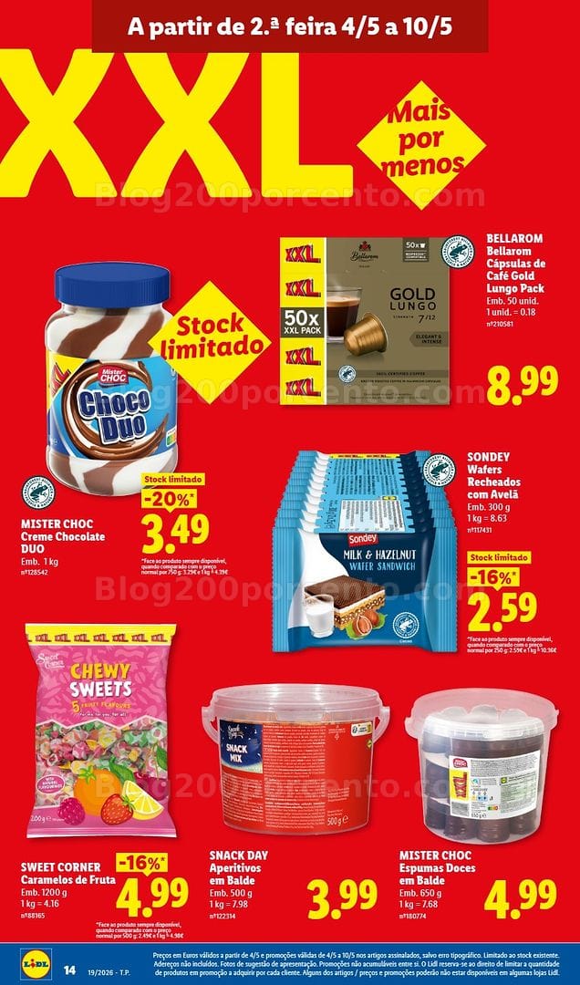 Antevisão Folheto LIDL Promoções de 4 a 10 maio