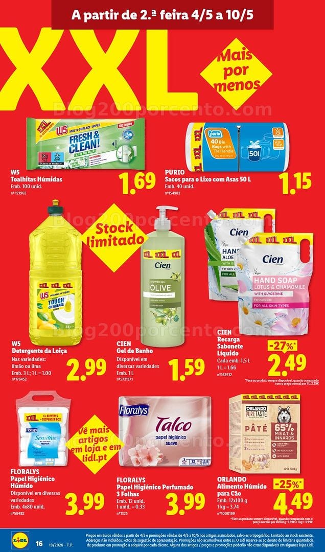 Antevisão Folheto LIDL Promoções de 4 a 10 maio