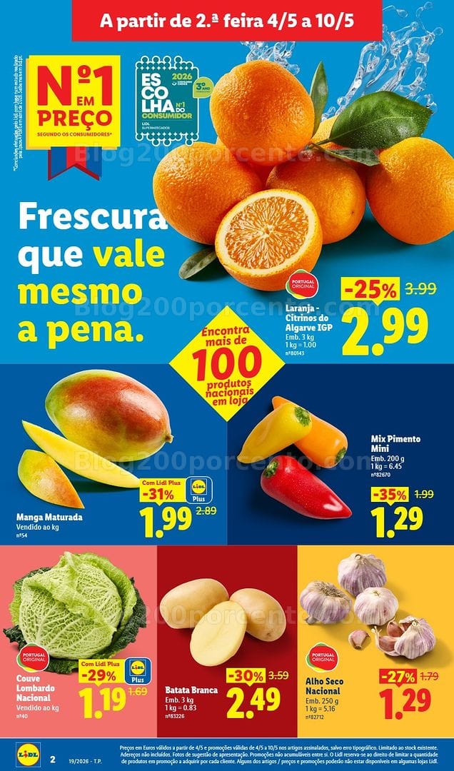 Antevisão Folheto LIDL Promoções de 4 a 10 maio