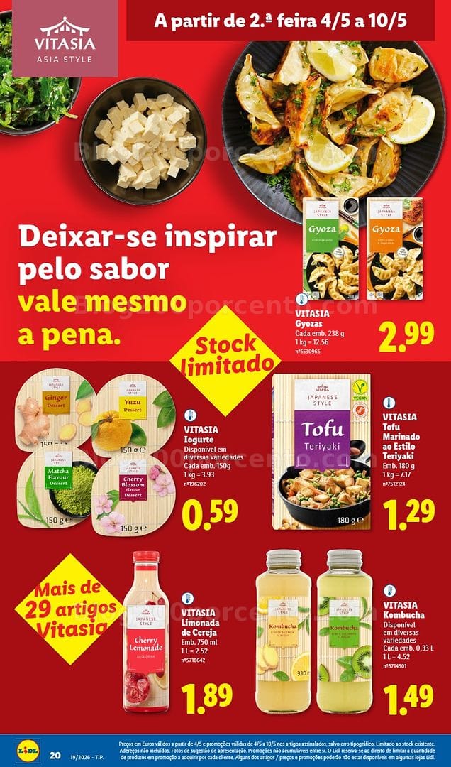 Antevisão Folheto LIDL Promoções de 4 a 10 maio
