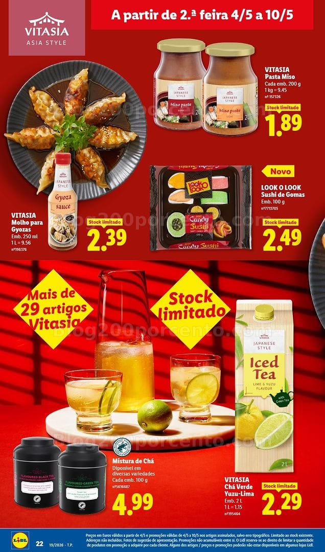 Antevisão Folheto LIDL Promoções de 4 a 10 maio