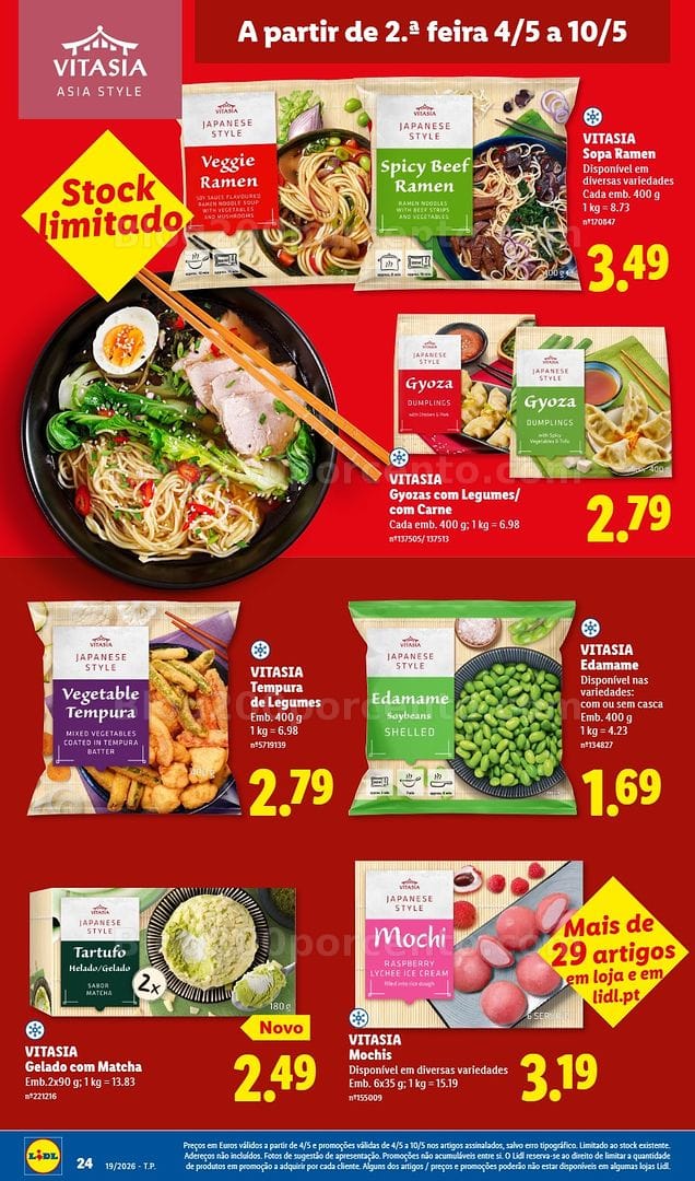Antevisão Folheto LIDL Promoções de 4 a 10 maio