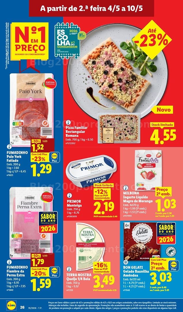 Antevisão Folheto LIDL Promoções de 4 a 10 maio