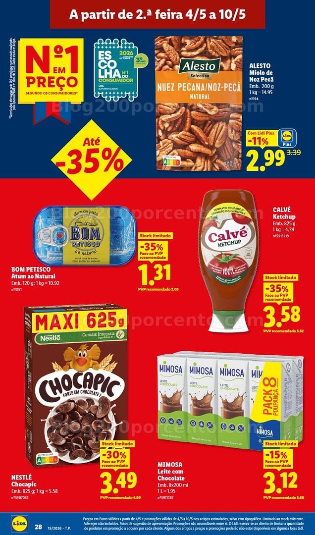 Antevisão Folheto LIDL Promoções de 4 a 10 maio