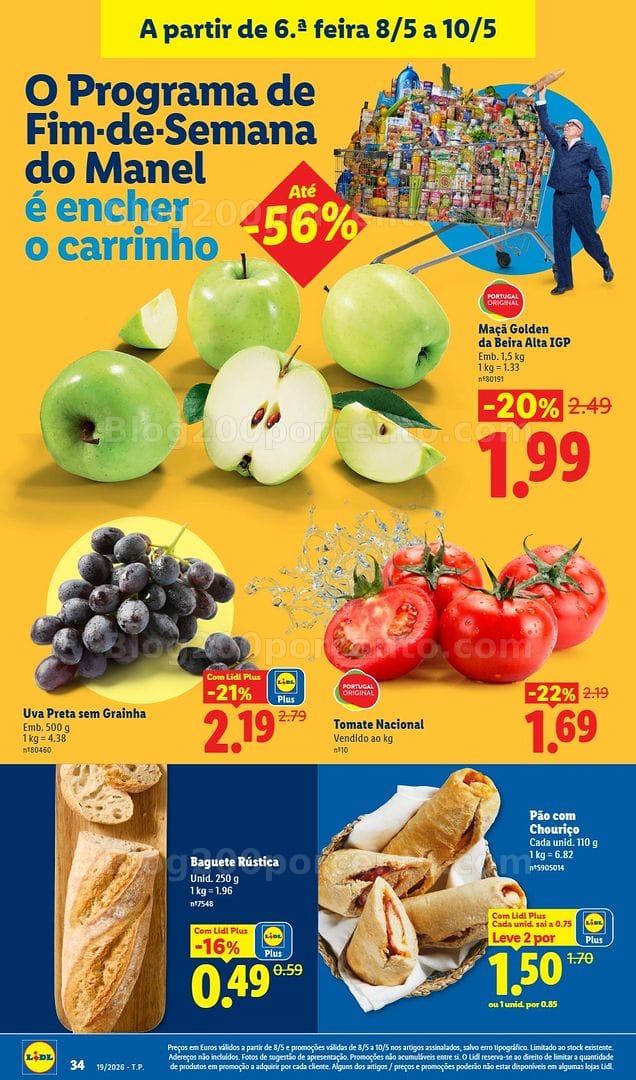Antevisão Folheto LIDL Promoções de 4 a 10 maio