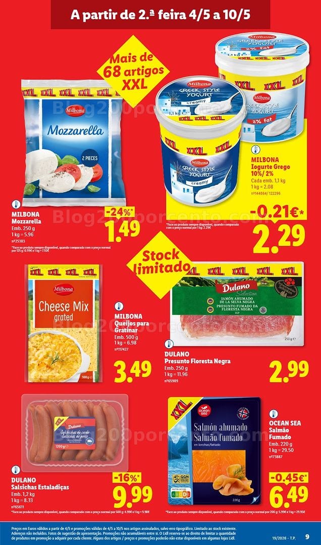 Antevisão Folheto LIDL Promoções de 4 a 10 maio