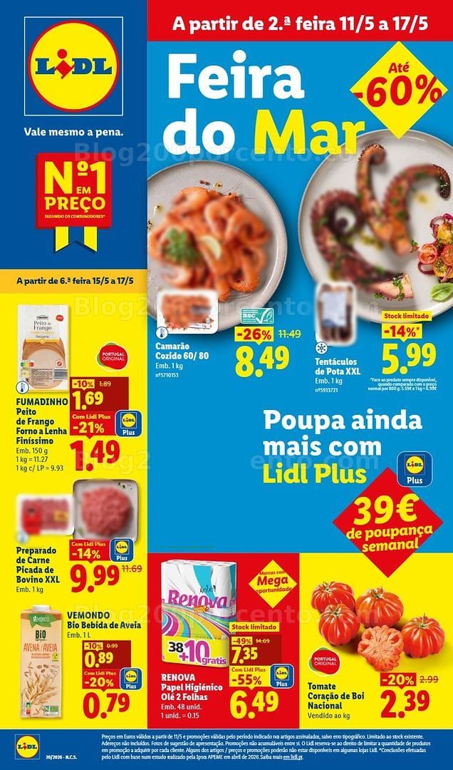 Antevisão Folheto LIDL Promoções de 11 a 17 maio - Edição Digital