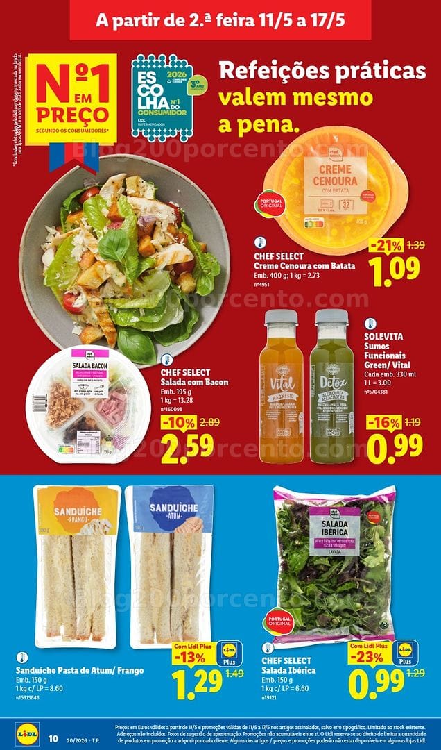 Antevisão Folheto LIDL Promoções de 11 a 17 maio - Edição Digital