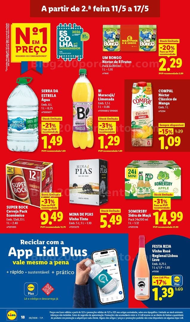 Antevisão Folheto LIDL Promoções de 11 a 17 maio - Edição Digital