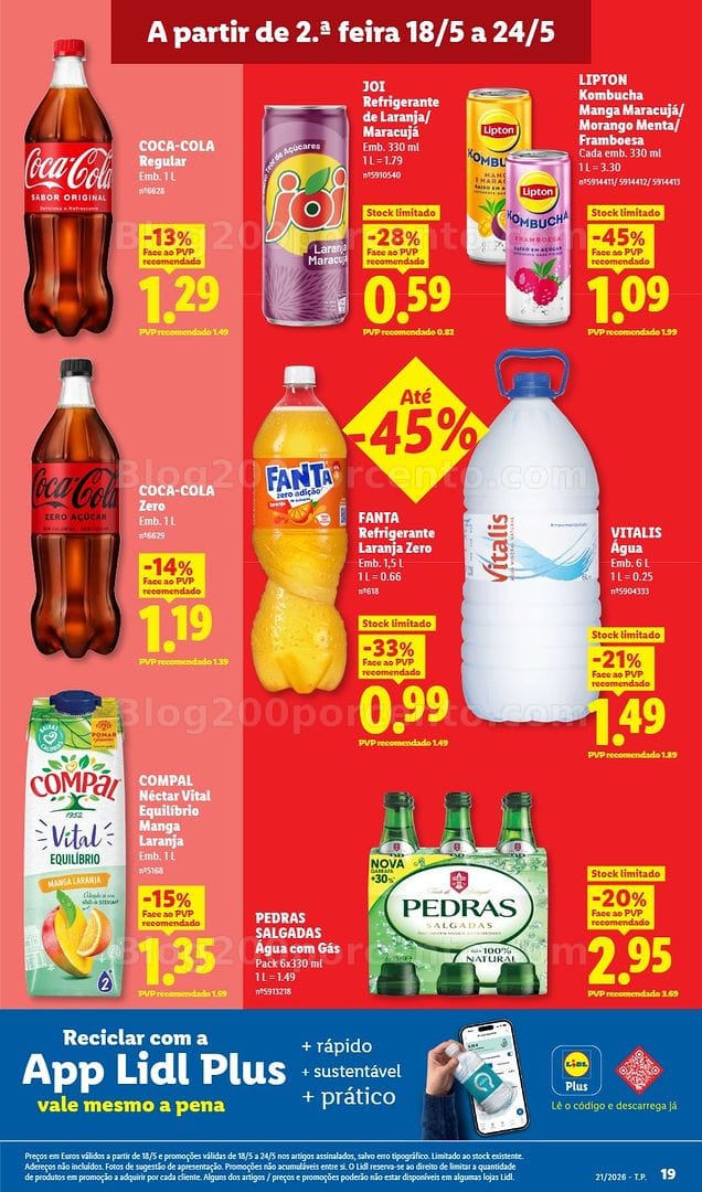 Antevisão Folheto LIDL Promoções de 18 a 24 maio - Edição Digital