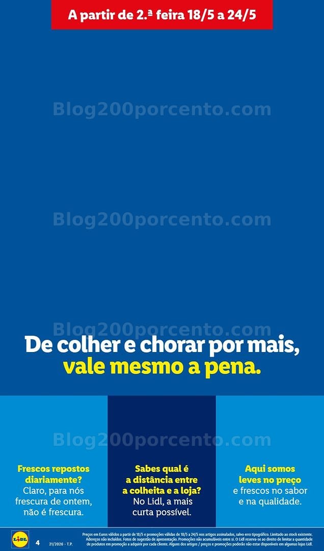 Antevisão Folheto LIDL Promoções de 18 a 24 maio - Edição Digital