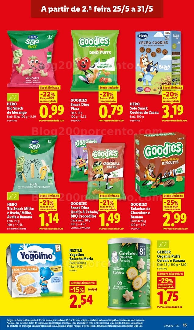 Antevisão Folheto LIDL Promoções de 25 a 31 maio - Edição Digital