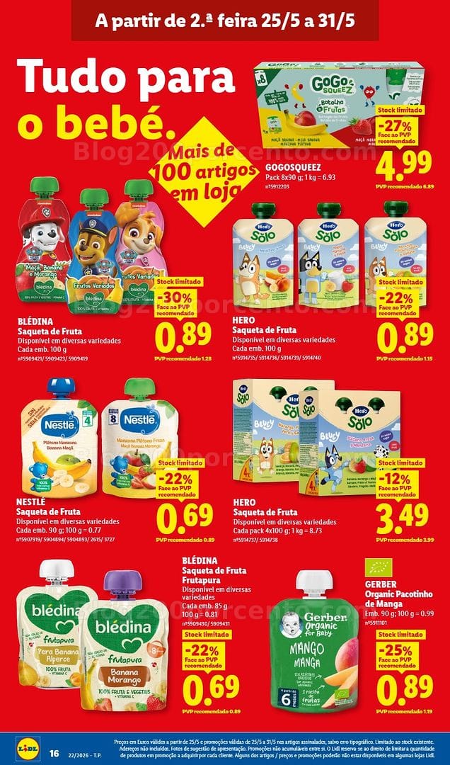 Antevisão Folheto LIDL Promoções de 25 a 31 maio - Edição Digital