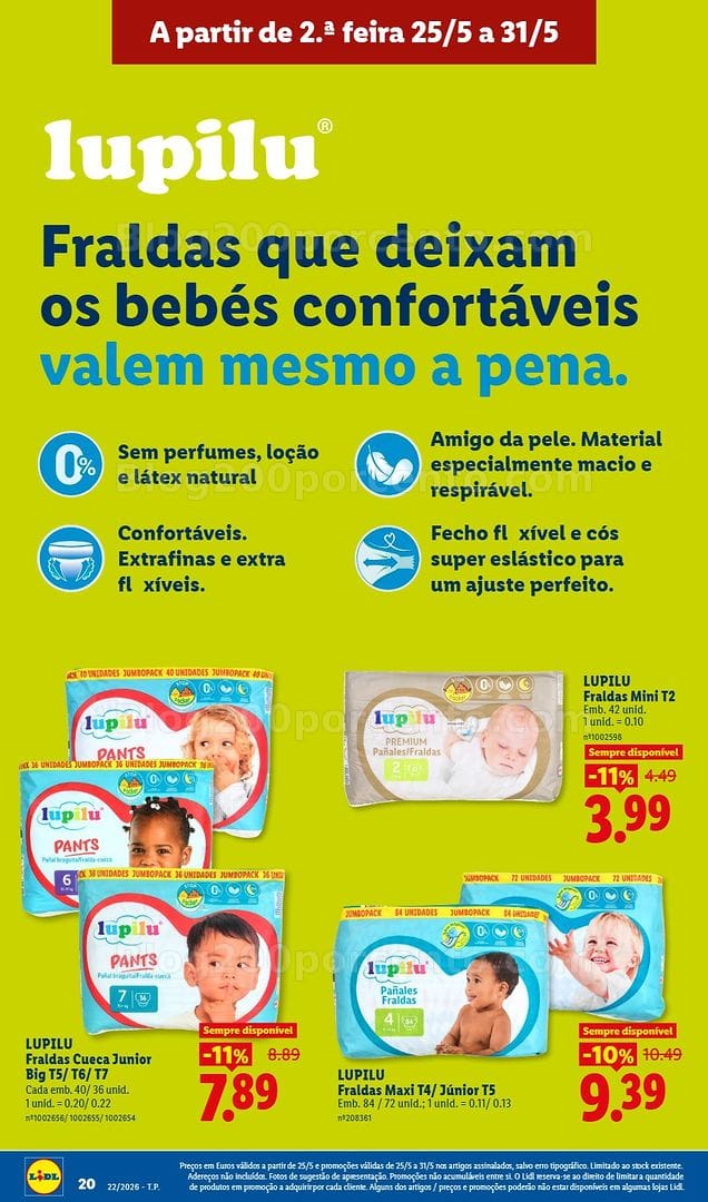 Antevisão Folheto LIDL Promoções de 25 a 31 maio - Edição Digital