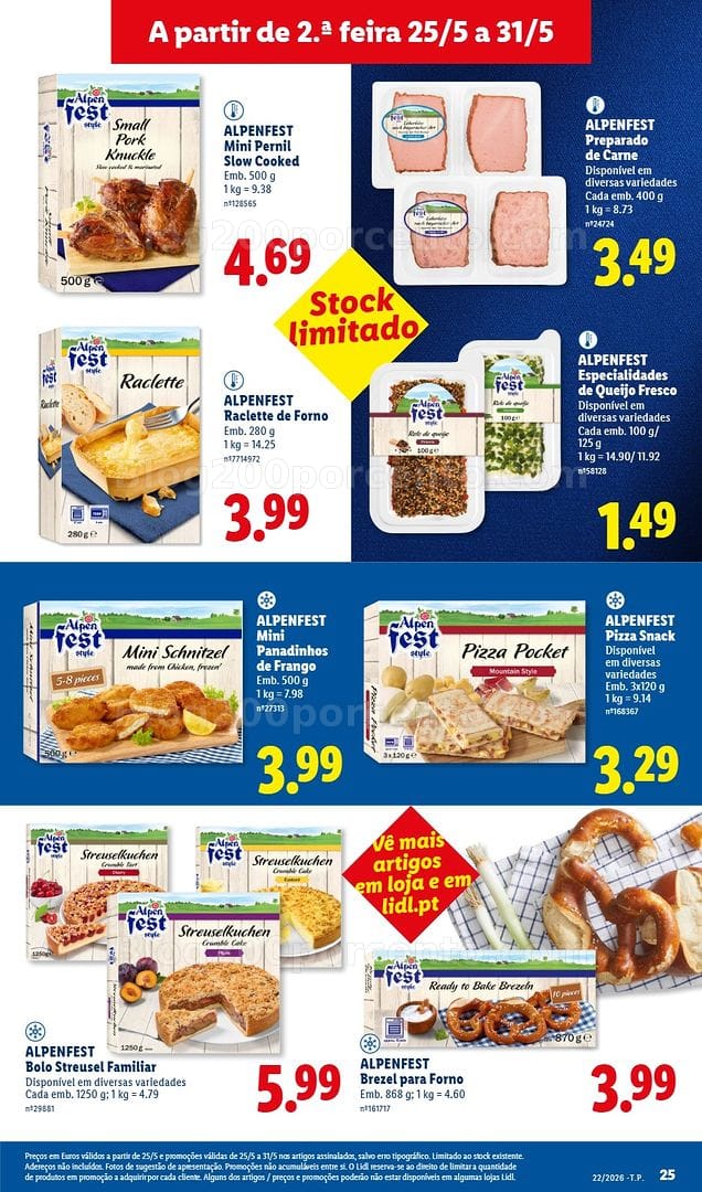 Antevisão Folheto LIDL Promoções de 25 a 31 maio - Edição Digital
