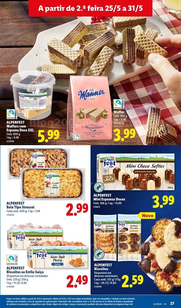 Antevisão Folheto LIDL Promoções de 25 a 31 maio - Edição Digital