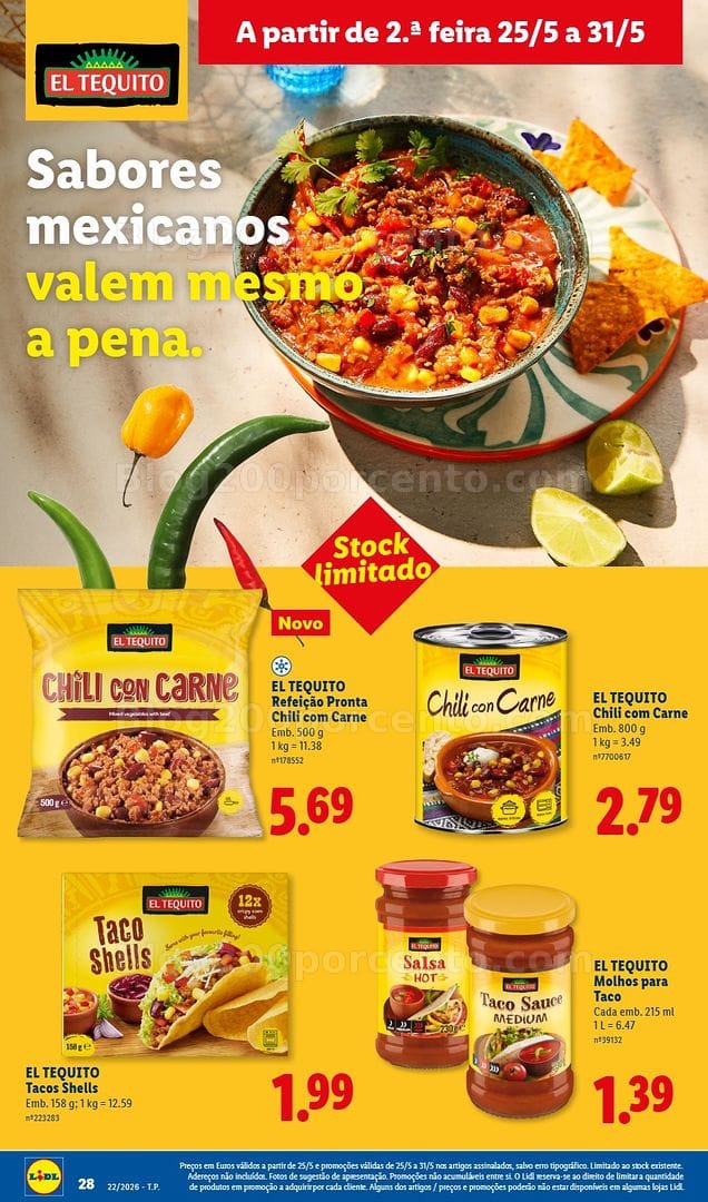 Antevisão Folheto LIDL Promoções de 25 a 31 maio - Edição Digital