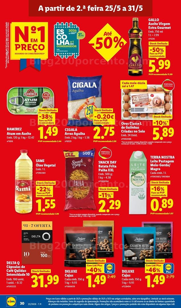 Antevisão Folheto LIDL Promoções de 25 a 31 maio - Edição Digital