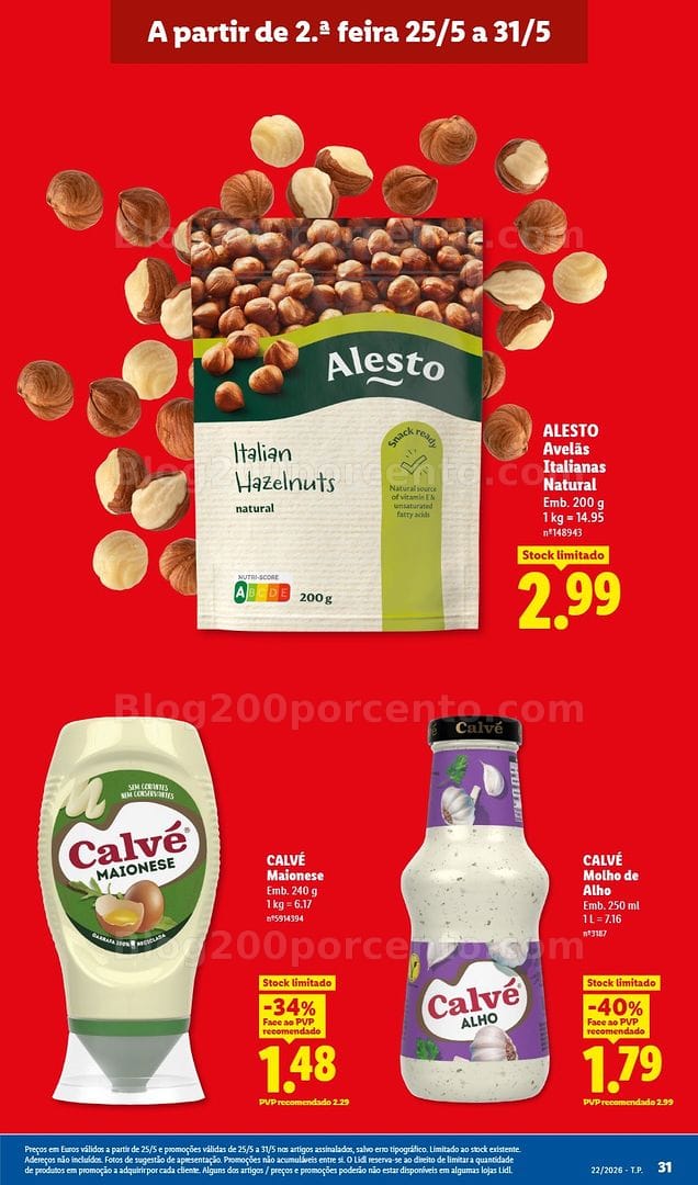 Antevisão Folheto LIDL Promoções de 25 a 31 maio - Edição Digital