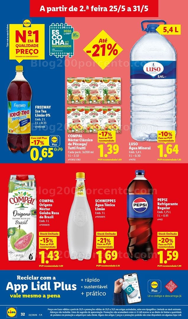 Antevisão Folheto LIDL Promoções de 25 a 31 maio - Edição Digital