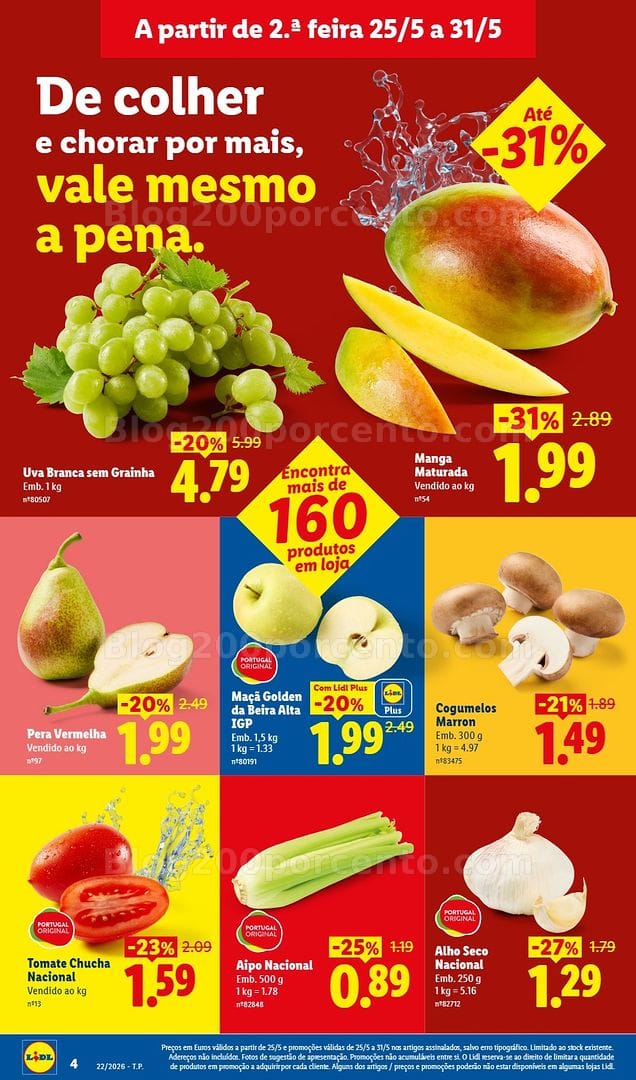 Antevisão Folheto LIDL Promoções de 25 a 31 maio - Edição Digital