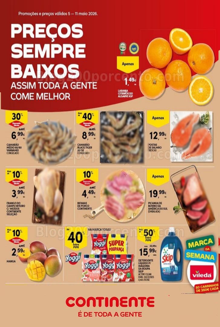 Antevisão Folheto CONTINENTE Promoções de 5 a 11 maio - Edição Digital