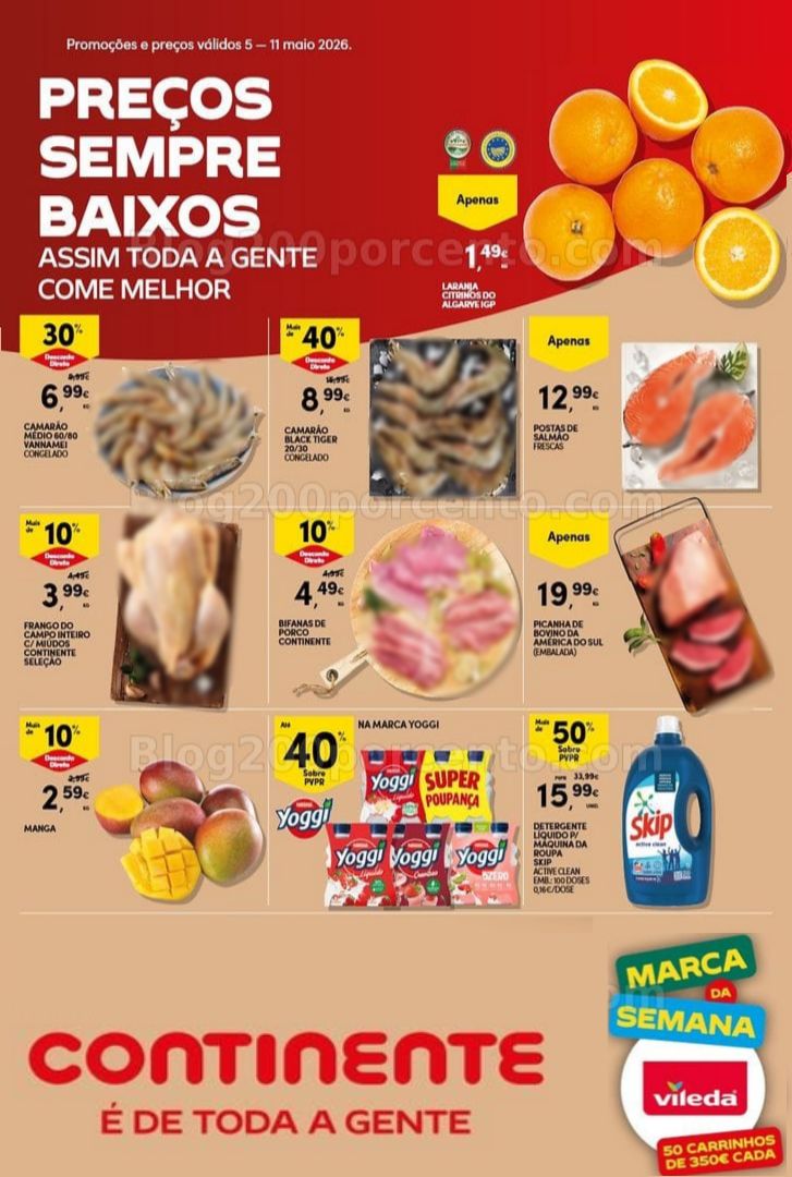 Antevisão Folheto CONTINENTE Bom Dia Promoções de 5 a 11 maio