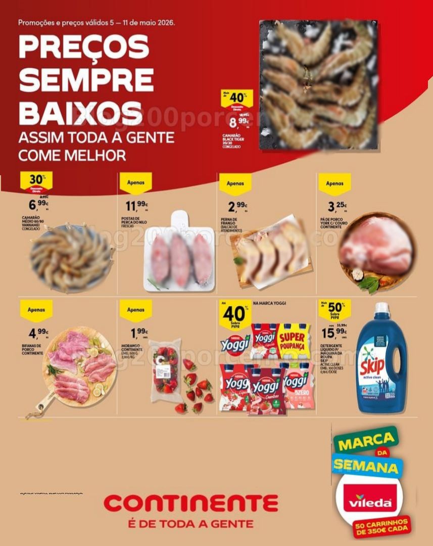 Antevisão Folheto CONTINENTE Madeira Promoções de 5 a 11 maio