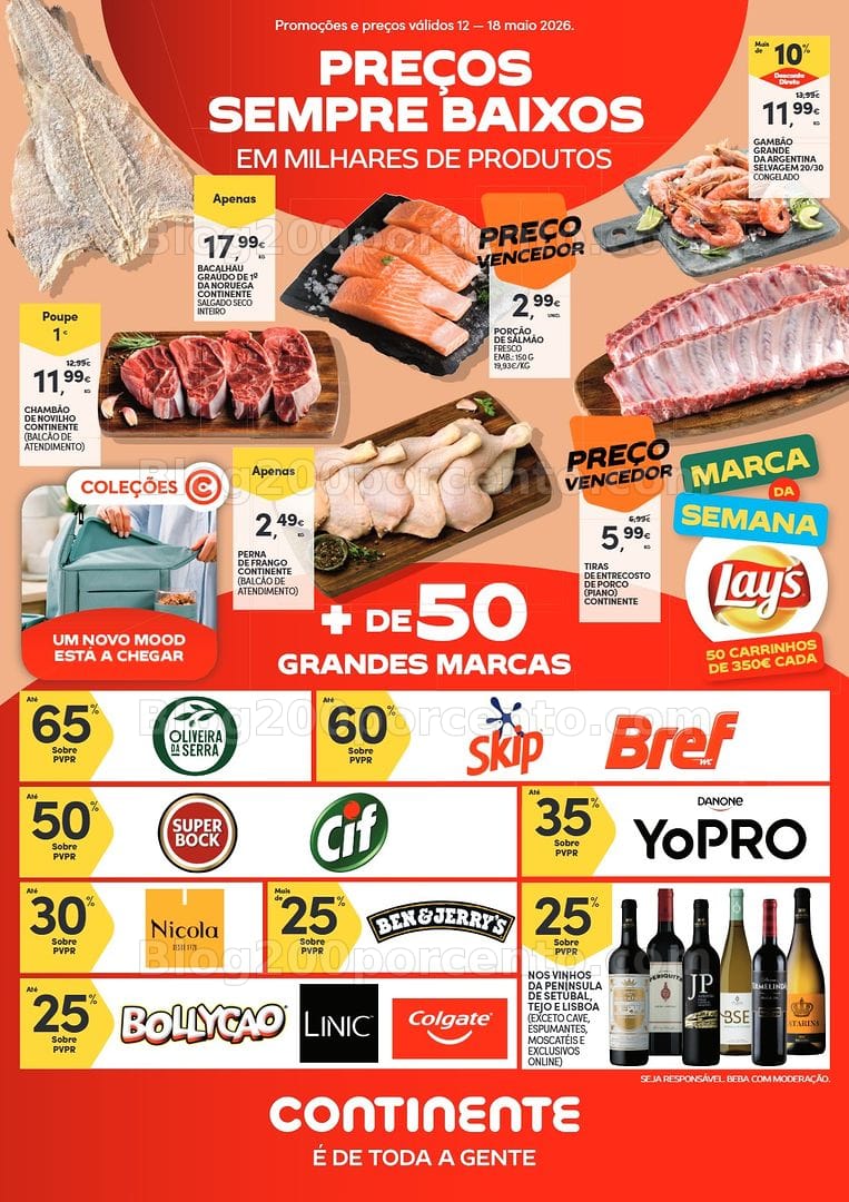 Antevisão Folheto CONTINENTE Bom Dia Promoções de 12 a 18 maio