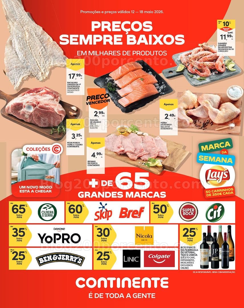Antevisão Folheto CONTINENTE Madeira Promoções de 12 a 18 maio