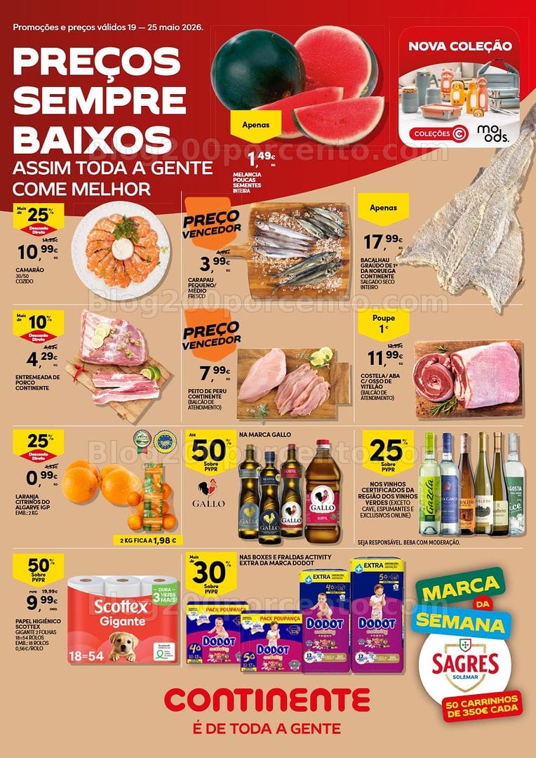 Antevisão Folheto CONTINENTE Bom Dia Promoções de 19 a 25 maio
