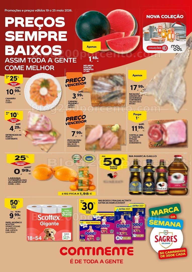 Antevisão Folheto CONTINENTE Promoções de 19 a 25 maio - Edição Digital
