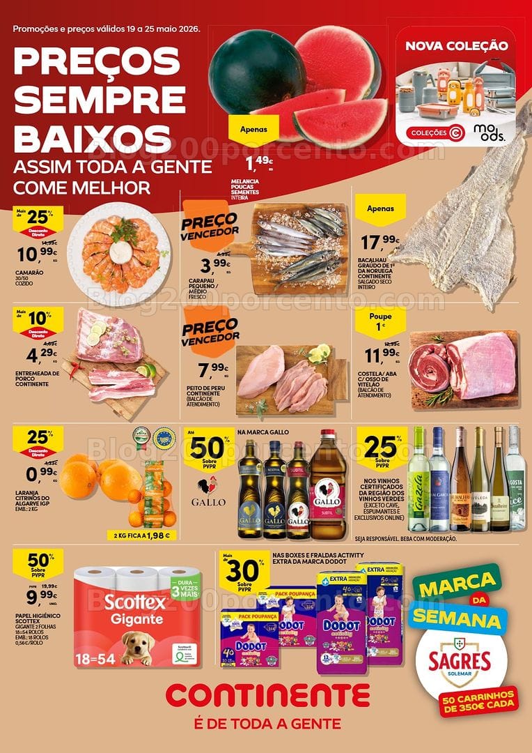Antevisão Folheto CONTINENTE Promoções de 19 a 25 maio - Edição Digital
