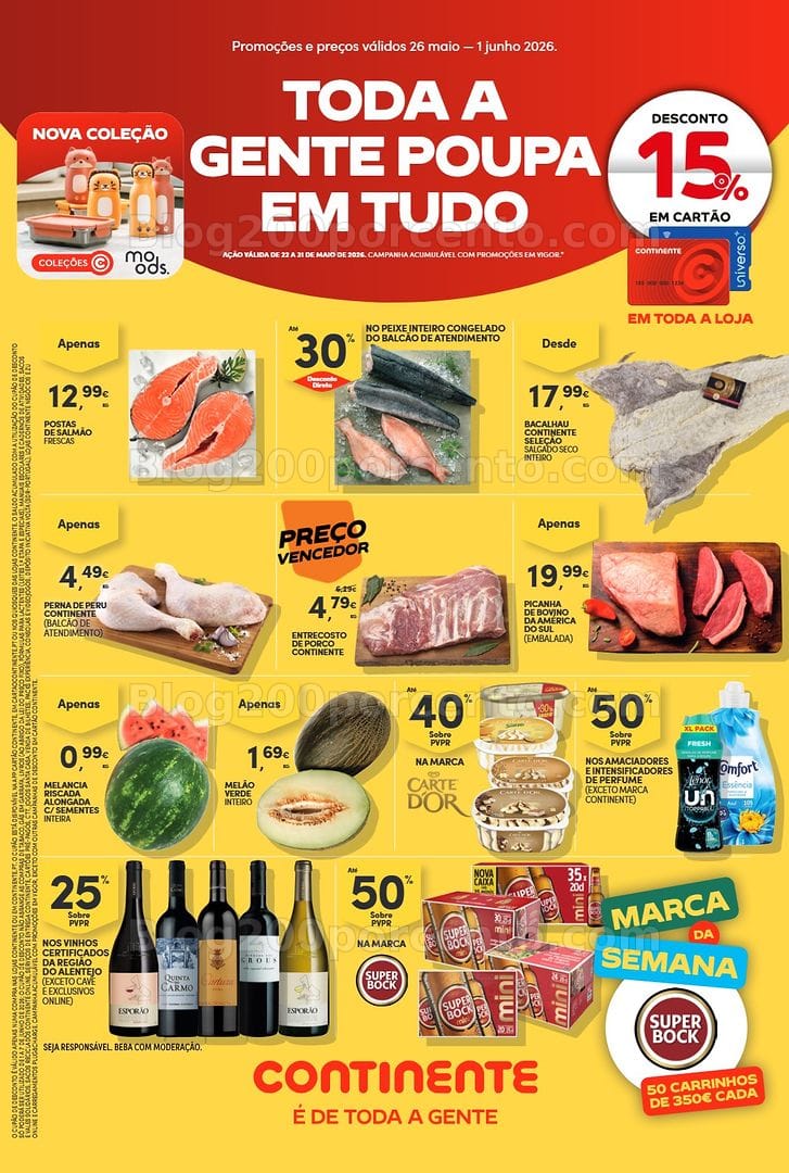 Antevisão Folheto CONTINENTE Bom Dia Promoções de 26 maio a 1 junho