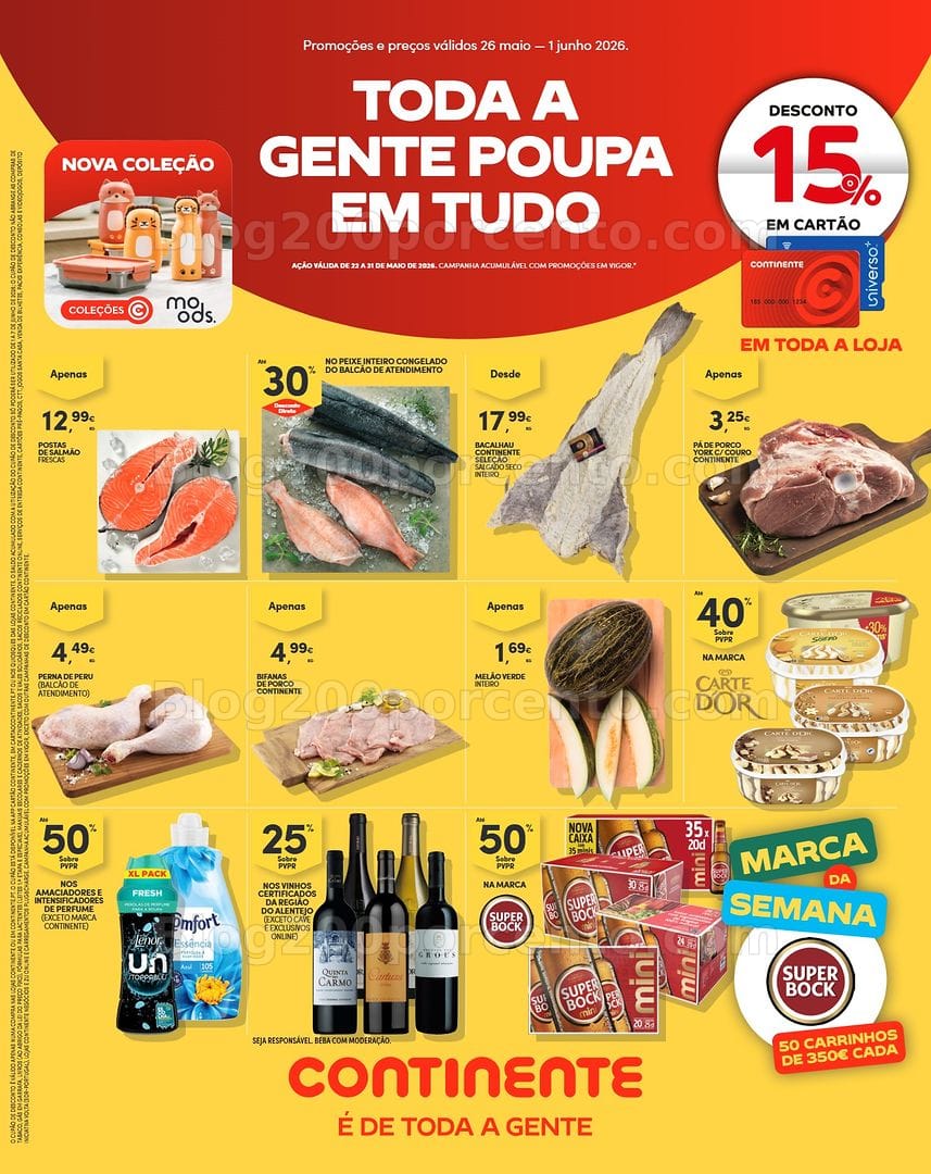 Antevisão Folheto CONTINENTE Madeira Promoções de 26 maio a 1 junho