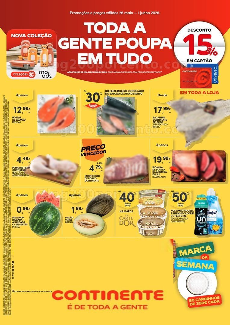 Antevisão Folheto CONTINENTE Promoções de 26 maio a 1 junho - Edição Digital