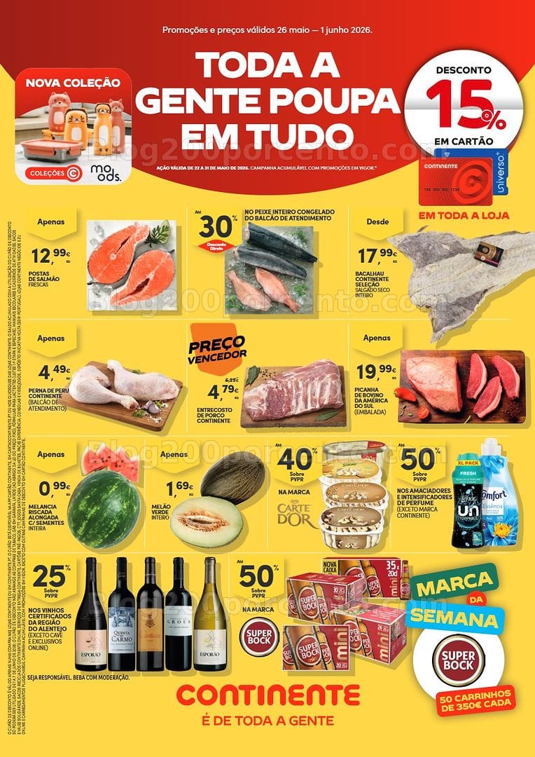 Antevisão Folheto CONTINENTE Promoções de 26 maio a 1 junho - Edição Digital