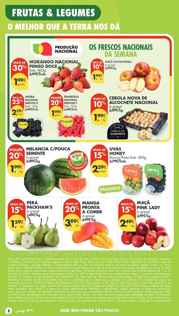 Antevisão Folheto PINGO DOCE Madeira Promoções de 5 a 11 maio