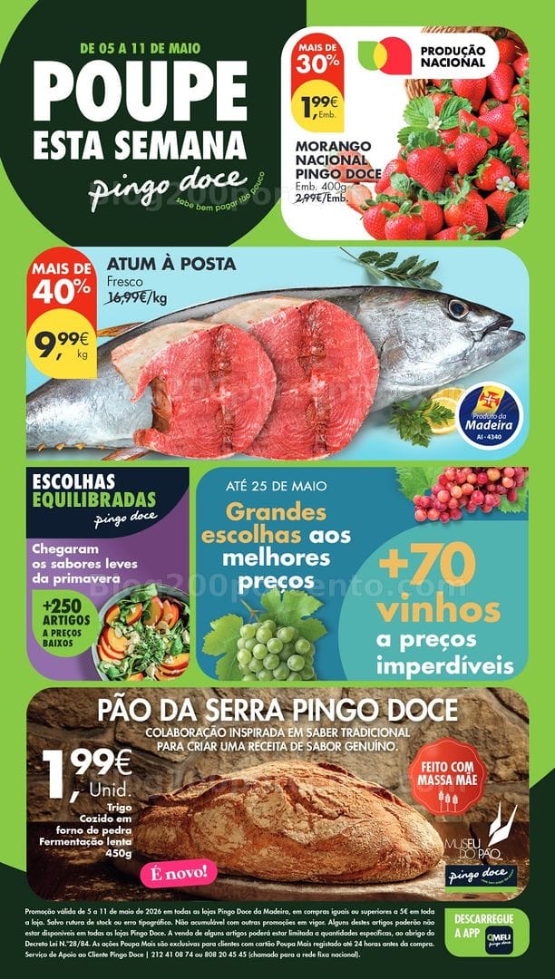 Antevisão Folheto PINGO DOCE Madeira Promoções de 5 a 11 maio