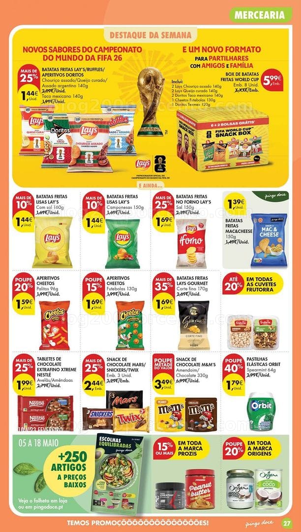 Antevisão Folheto PINGO DOCE Promoções de 5 a 11 maio - Edição Digital
