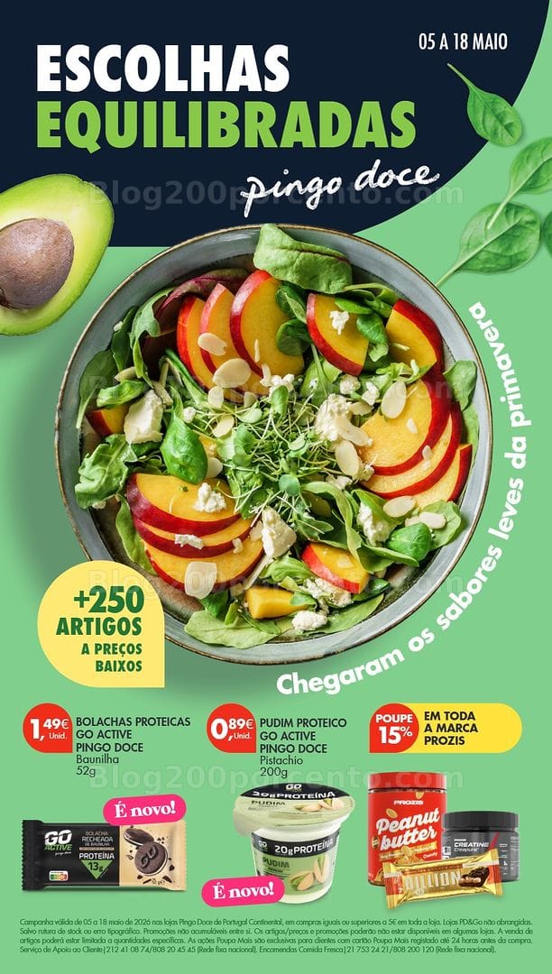 Antevisão Folheto PINGO DOCE Escolhas Equilibradas Promoções de 5 a 18 maio