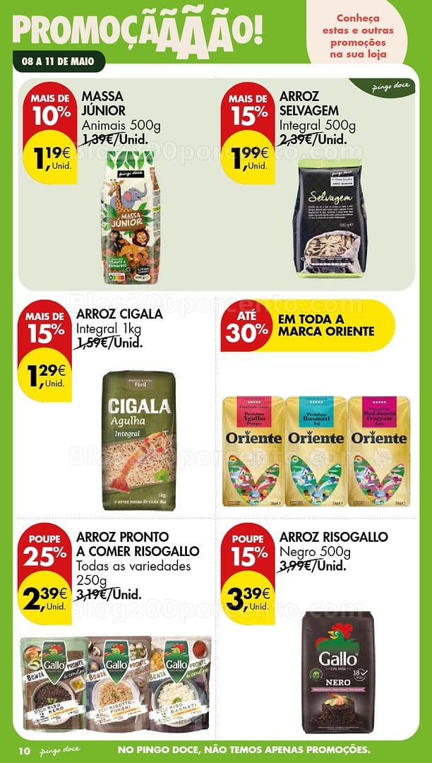 Antevisão Folheto PINGO DOCE Promoções Fim de Semana - 8 a 11 maio