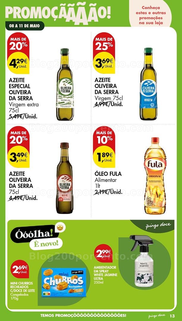 Antevisão Folheto PINGO DOCE Promoções Fim de Semana - 8 a 11 maio