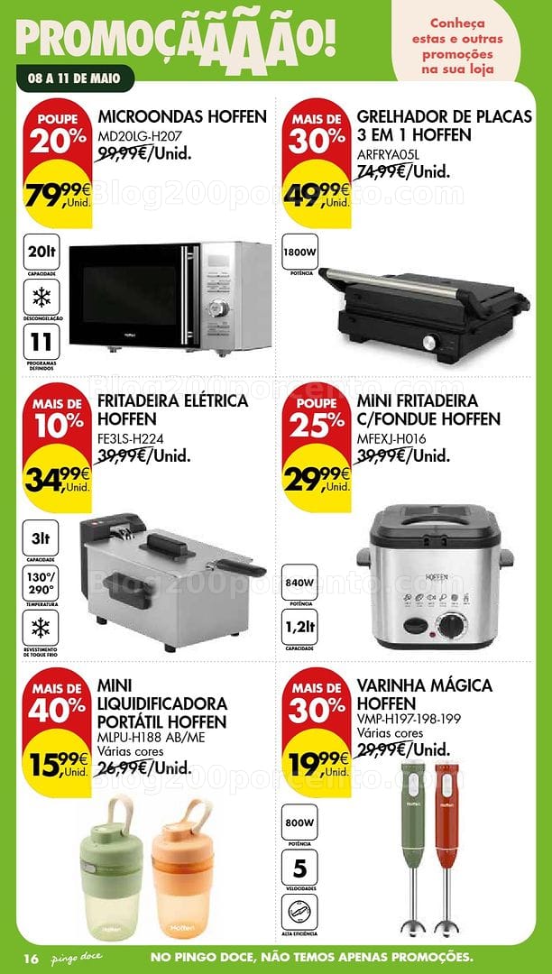 Antevisão Folheto PINGO DOCE Bazar Promoções Fim de Semana - 8 a 11 maio