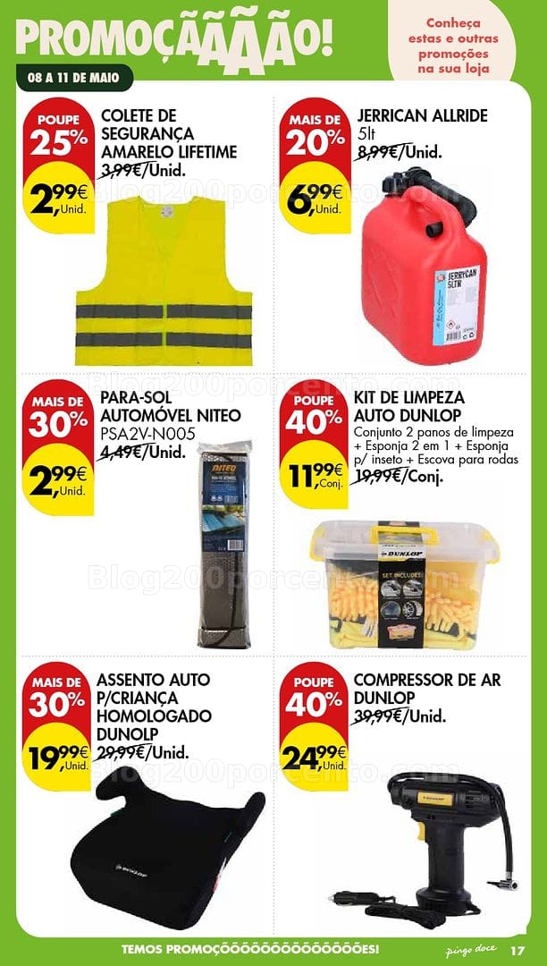 Antevisão Folheto PINGO DOCE Promoções Fim de Semana - 8 a 11 maio